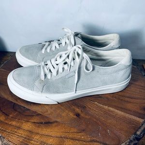 Vans grey suede leather shoes 9.5